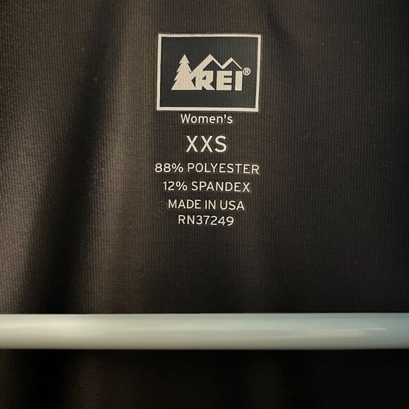 REI *Charcoal Gray* Lightweight Zip-Up | Stretchy | XXS | Ruffle Details | EUC - Picture 12 of 13